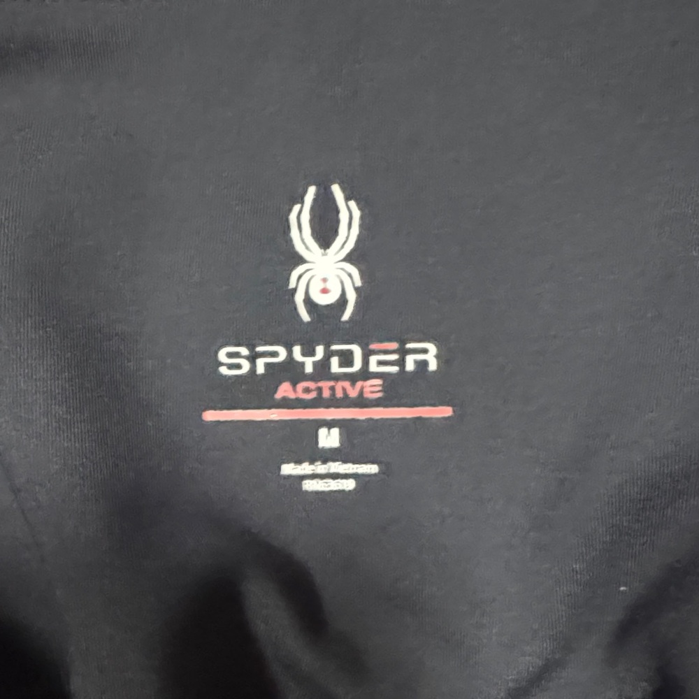 Spyder active fleece lined size M High-Waist Black Leggings - Picture 8 of 10